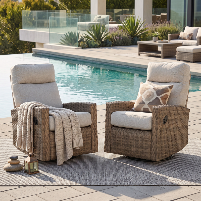 Is a Swivel Rocker Recliner Worth It? Swivel vs. Fixed Outdoor Recliners