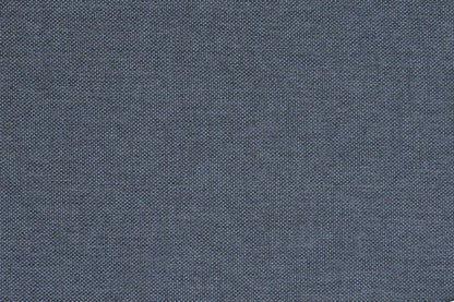 Keywest Three-Seat Outdoor Wicker Reclining Sofa - Dove Grey & Carolina Blue