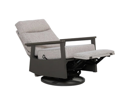 Huntington 5-seat Patio Aluminum Reclining Sofa Conversation Set with pair of Recliners | Outdoor Set
