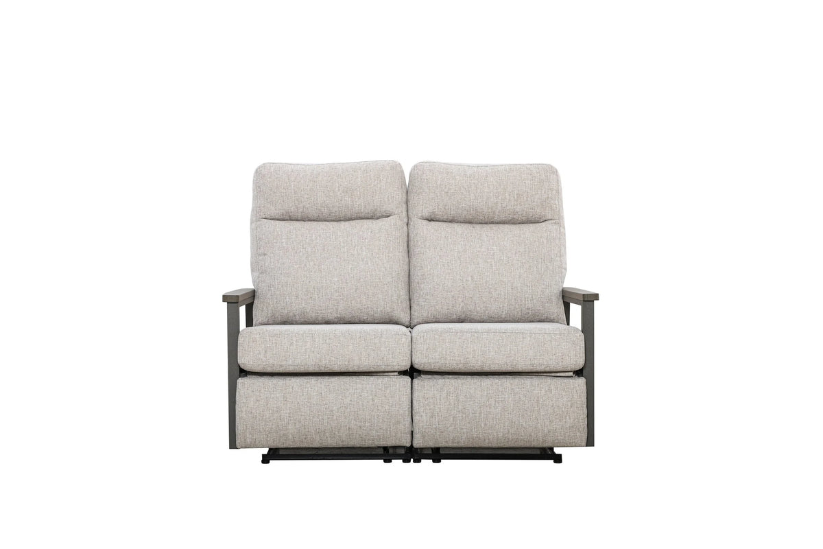 Huntington 4-seat Patio Aluminum Reclining Loveseat Conversation Set with pair of Recliners | Outdoor Set