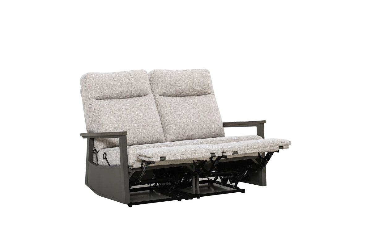 Huntington Outdoor Aluminum Reclining Loveseat Sofa | Outdoor Sofa
