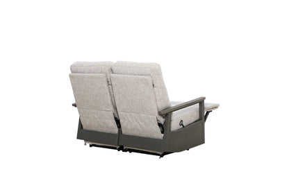 Huntington 4-seat Patio Aluminum Reclining Loveseat Conversation Set with pair of Recliners | Outdoor Set