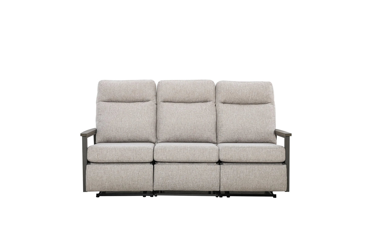 Huntington 5-seat Patio Aluminum Reclining Sofa Conversation Set with pair of Recliners | Outdoor Set