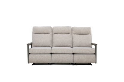 Huntington 5-seat Patio Aluminum Reclining Sofa Conversation Set with pair of Recliners | Outdoor Set