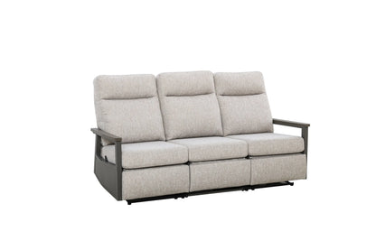 Huntington Three-Seat Outdoor Aluminum Reclining Sofa |Outdoor Sofa