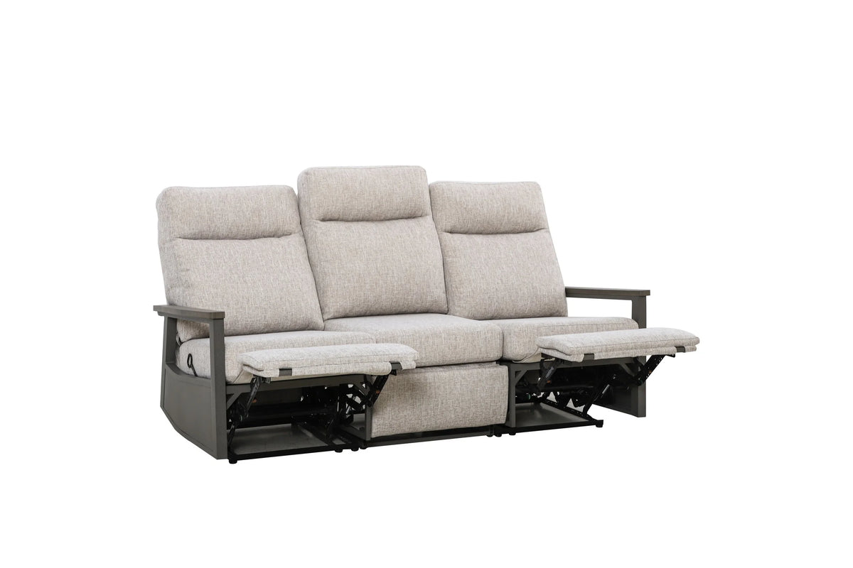 Huntington 5-seat Patio Aluminum Reclining Sofa Conversation Set with pair of Recliners | Outdoor Set