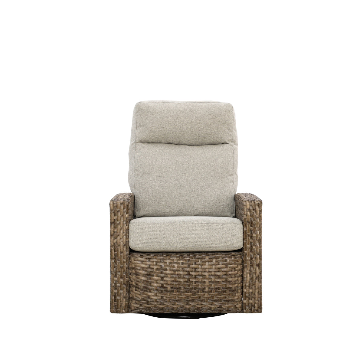 Newport Outdoor Wicker Reclining Sofa Conversation Set with a pair of Recliners | Outdoor Set