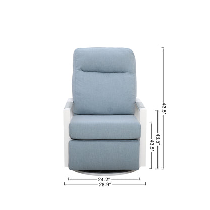 Kiesta 4-Seat Patio Aluminum Reclining Loveseat Conversation Set with Pair of Recliners | Outdoor Set