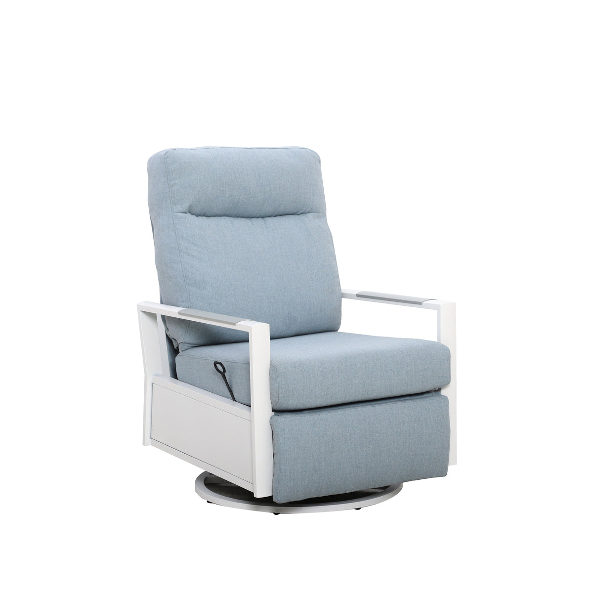Kiesta 4-Seat Patio Aluminum Reclining Loveseat Conversation Set with Pair of Recliners | Outdoor Set