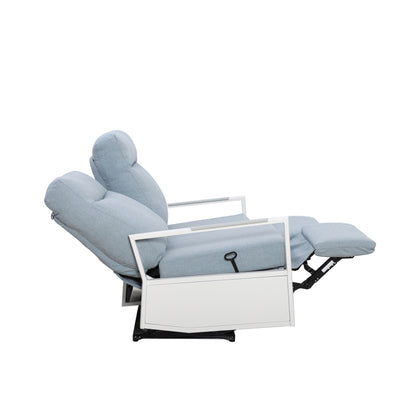 Kiesta Outdoor Aluminum Reclining Loveseat Sofa | Outdoor Sofa