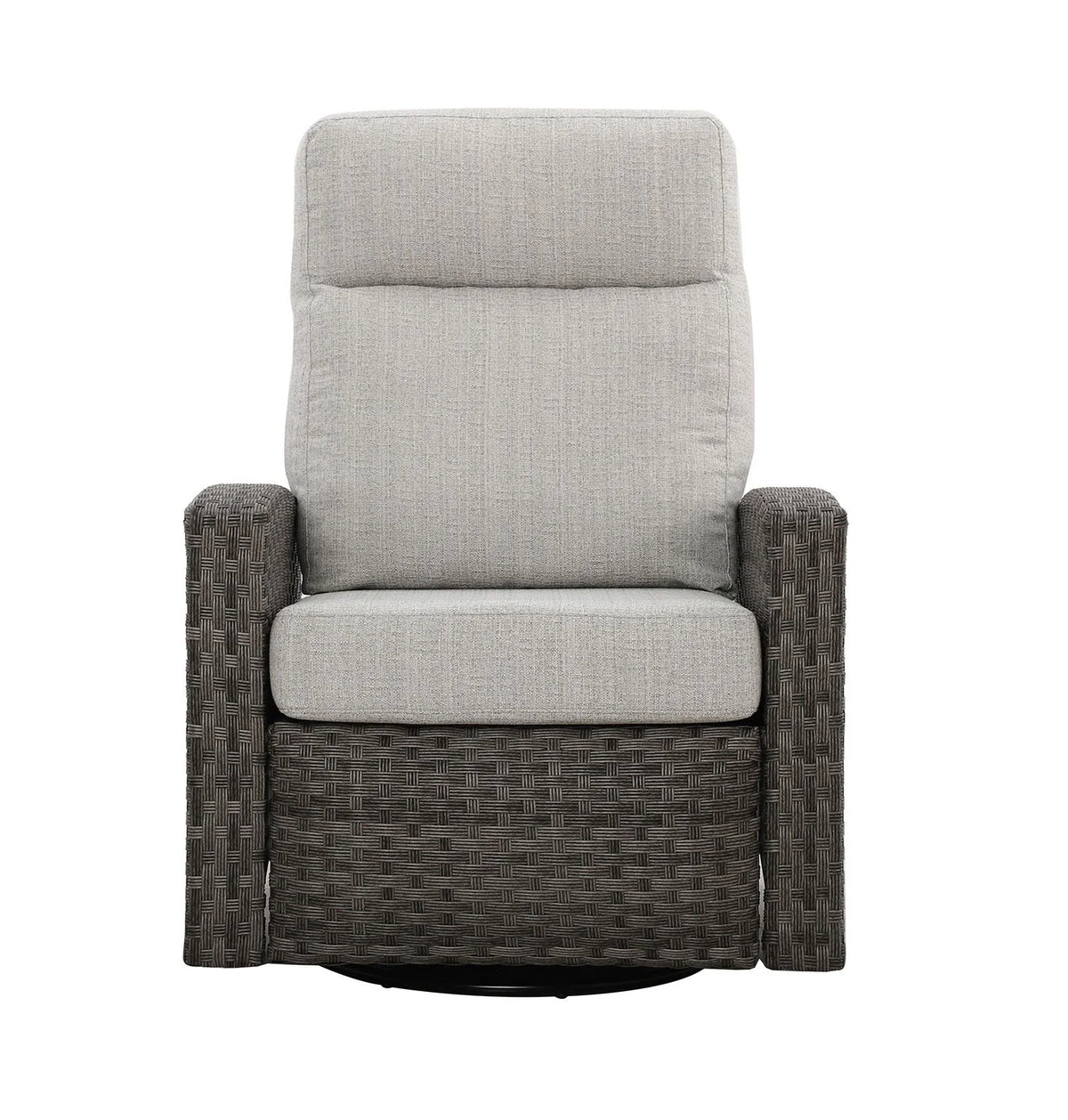 Malibu II Outdoor Wicker Reclining Loveseat Conversation Set with a pair of Recliners | Outdoor Set